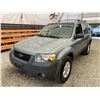 Image 3 : PARKSVILLE - 2006 FORD ESCAPE GREEN 199048 KMS - BA94742