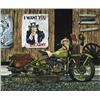 Image 1 : FREEDOM RIDERS Jacobs Harley Motorcycle LE Art Large