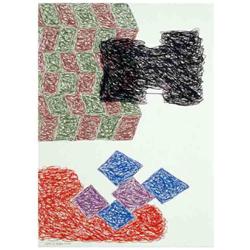 Jonathan Lasker -Unconscious Construct Art Print