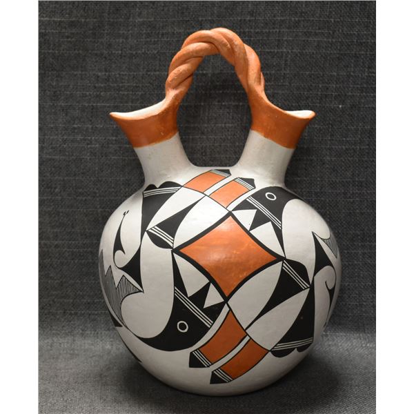 ACOMA POTTERY WEDDING VASE (ELIZABETH WACONDA)