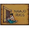 Image 1 : ADVERTISING "NAVAJO RUG" SIGN (JET)