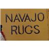 Image 4 : ADVERTISING "NAVAJO RUG" SIGN (JET)