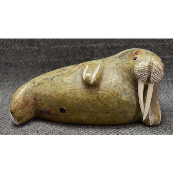 INUPIAQ CARVING (KEN LISBOURNE)