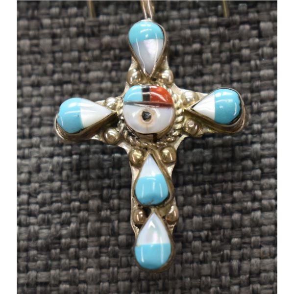 ZUNI CROSS PENDANT
