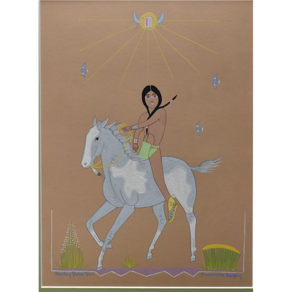 NAVAJO PAINTING (HARRISON BEGAY)