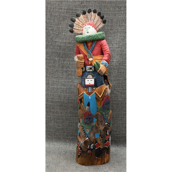 NAVAJO WOODCARVING (M PETERSON)