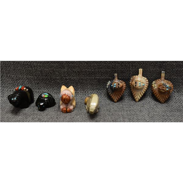 SEVEN ZUNI FETISHES