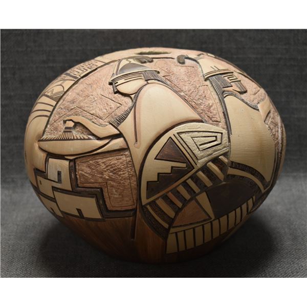 HOPI POTTERY OLLA (GARY POLACCA NAMPEYO)