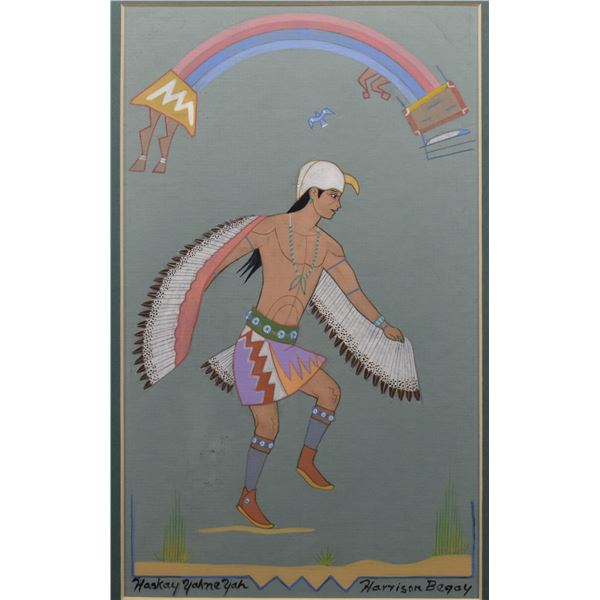 NAVAJO PAINTING (HARRISON BEGAY)