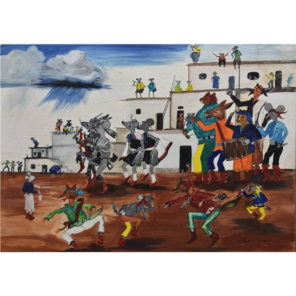 HOPI PAINTING (RALPH CHOYAN)