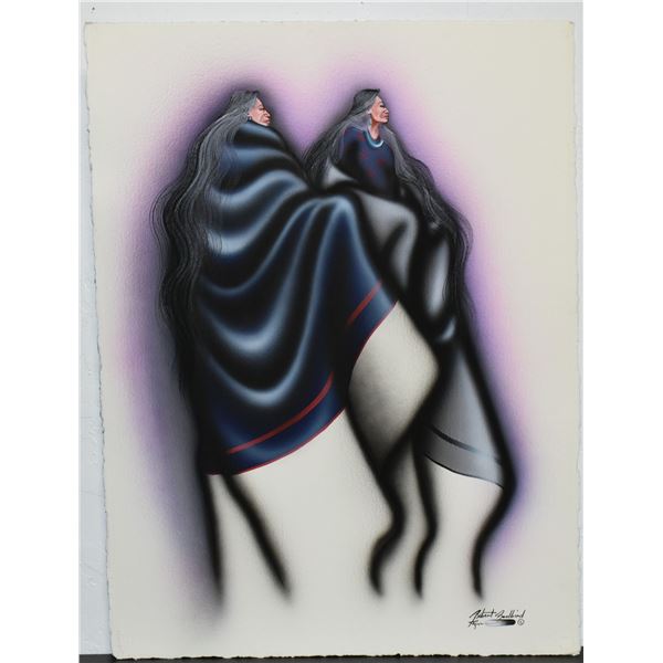 KIOWA PAINTING (ROBERT REDBIRD)