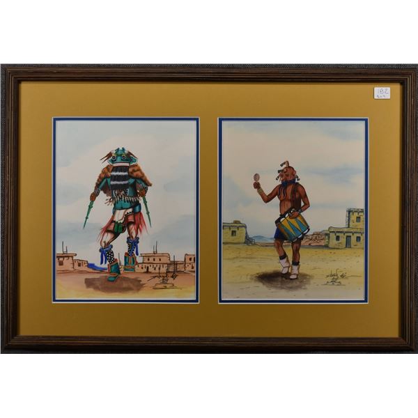 HOPI PAINTINGS (DANIEL NAMOKI)