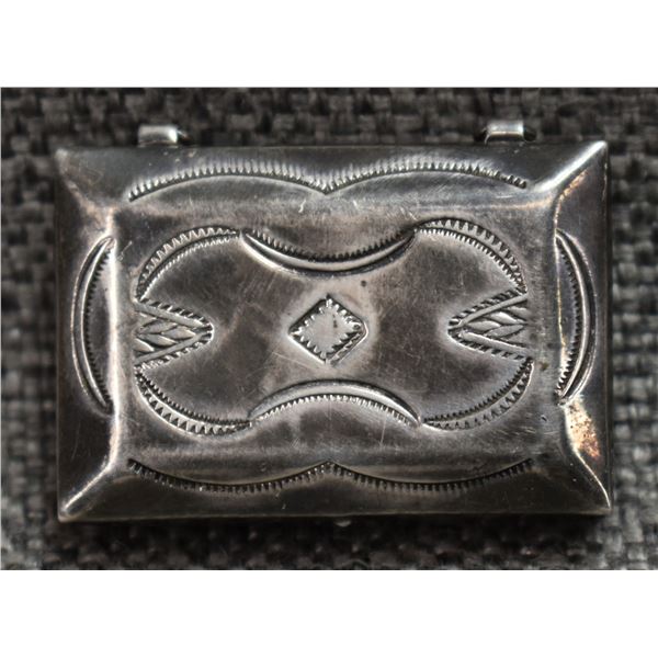 NAVAJO SILVER CONTAINER