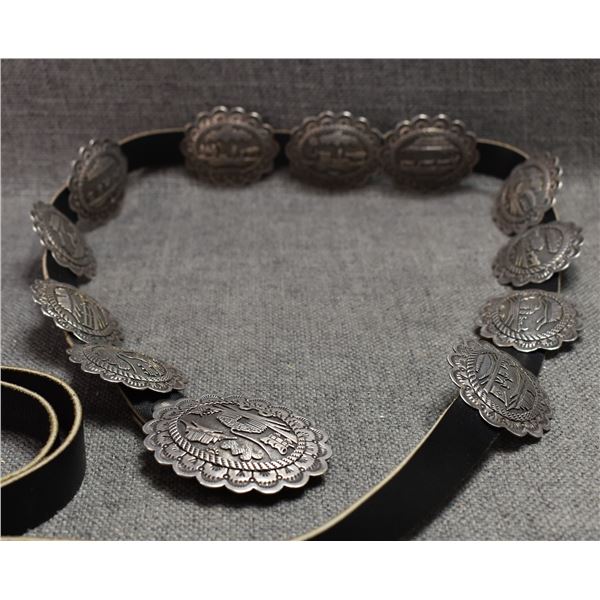 NAVAJO CONCHO BELT (L.M.)