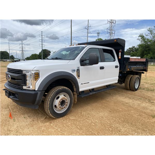 2019 FORD F450 XL Flatbed Dump Truck