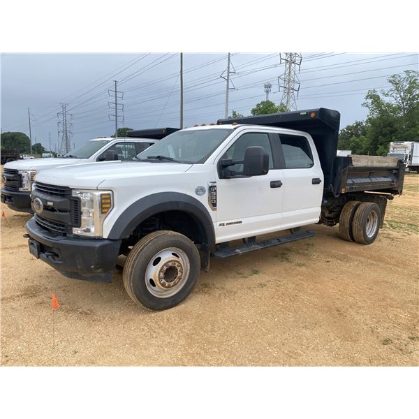 2018 FORD F550 XL Dump Truck