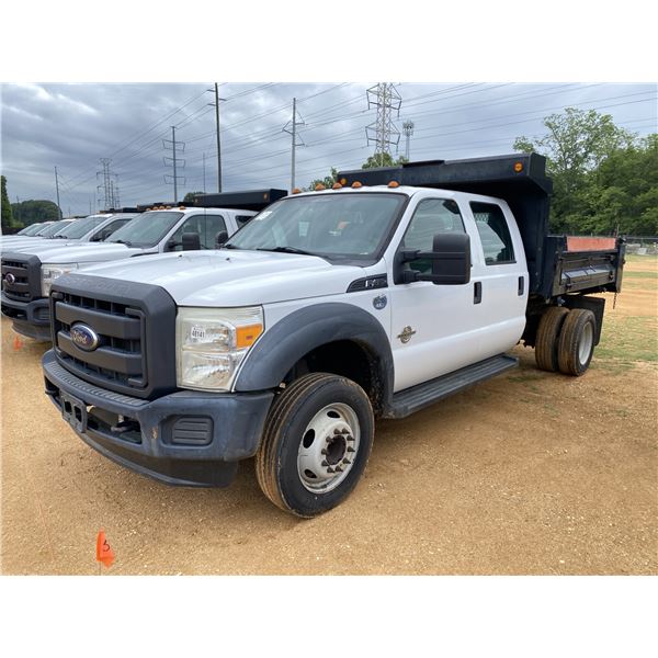 2016 FORD F450 XL Flatbed Dump Truck