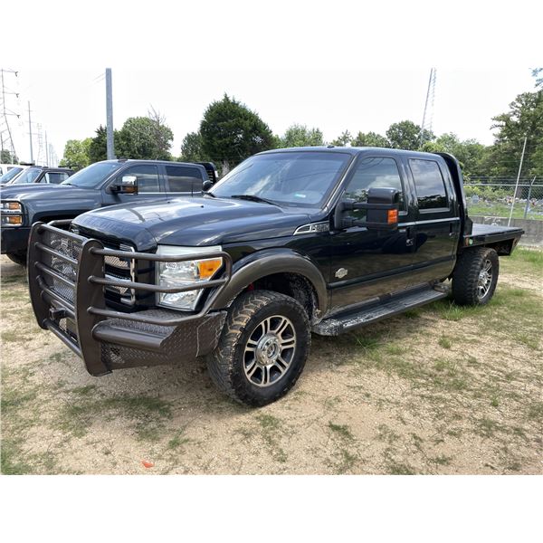 2015 FORD F250 KING RANCH Flatbed Truck