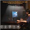 Image 5 : LED Architect Triple-Head Desk Lamp with Gesture Control & Remote; Charging Ports, Clamp Design; New
