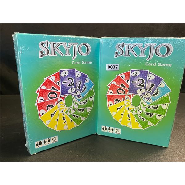 Lot of 2 SKYJO Card Games for Adults/Family Game Night; 150 Playing Cards - 2 to 8 Players - New!