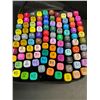 Image 4 : 100PCS Dual-Tip Artist Markers Set - Multi-Color Alcohol Markers for Drawing/Sketching - NEW
