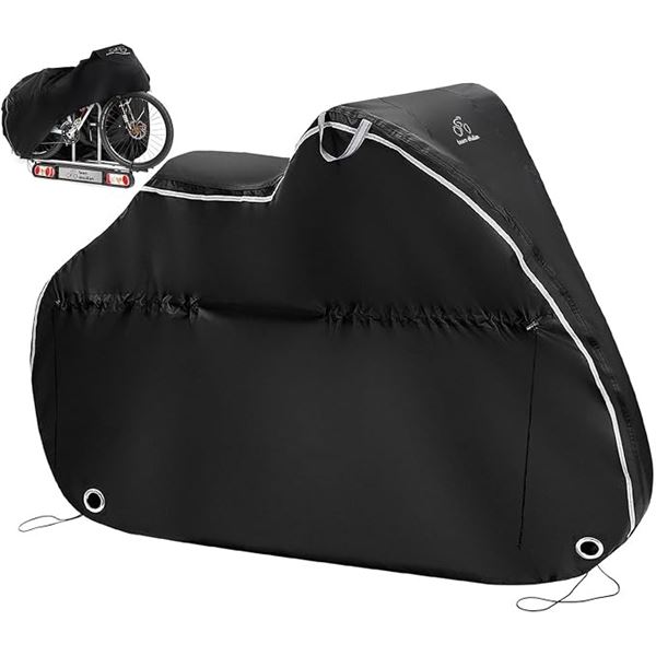 TeamObsidian XXL Outdoor Waterproof/Heavy-Duty Bike Cover (Fits 3 Bikes) Oxford Material - New!