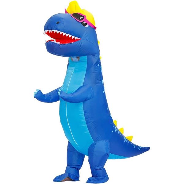 Inflatable Cool Dinosaur Costume for Kids - Size M - New in Box