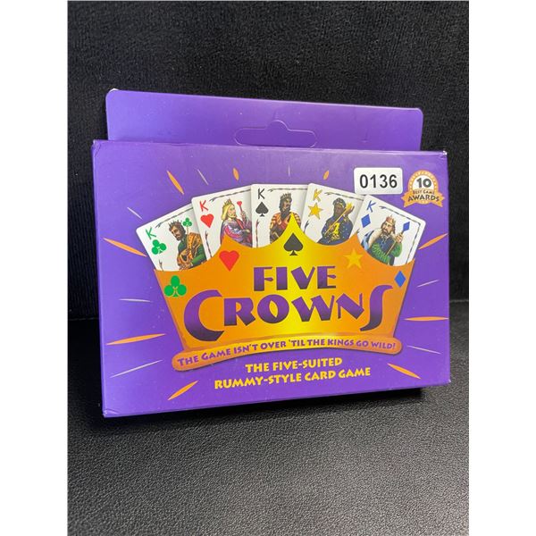 Five Crowns Rummy-Style Card Game - Fun Family Award-Winning Game! New