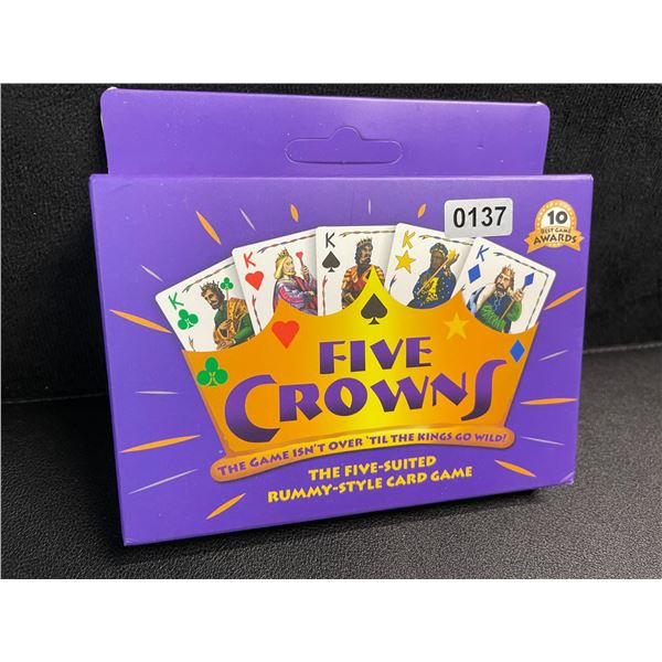 Five Crowns Rummy-Style Card Game - Fun Family Award-Winning Game! New