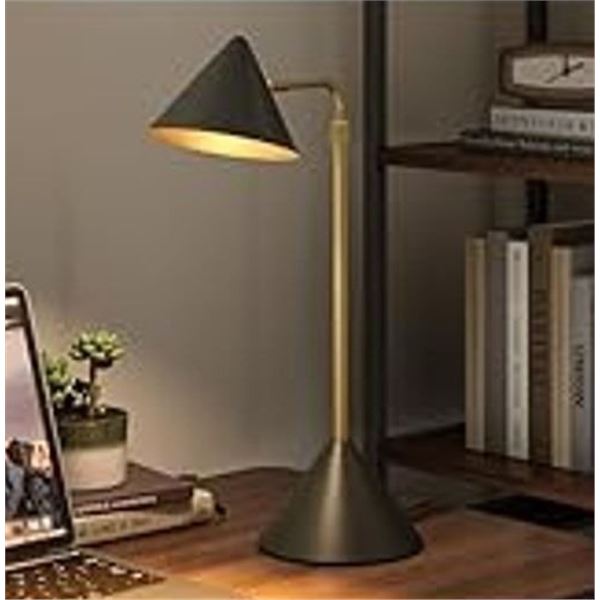 26" Tall LED Modern Metal Desk Lamp/Table Lamp with Dimmer; 3000k; Adjustable/Swivel Lighting - NEW