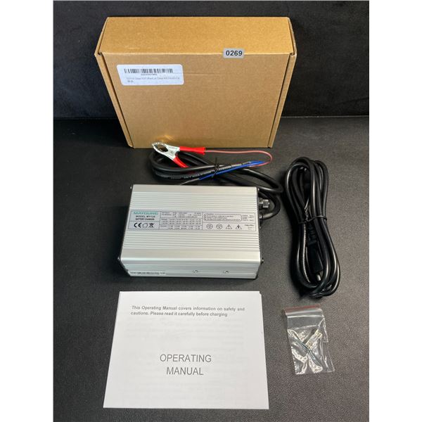14.6V 6A LiFePO4 Battery Smart Charger with Crocodile Clips - Brand New!