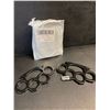 Image 1 : 2-Pack Black Self-Defence Rings - New