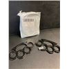 Image 1 : 2-Pack Black Self-Defence Rings - New