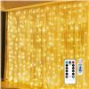 Image 1 : 3 Packs LED Fairy Lights/String Lights with Remote Control - Warm White - 9.8FT Each - New
