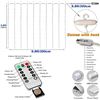 Image 4 : 3 Packs LED Fairy Lights/String Lights with Remote Control - Warm White - 9.8FT Each - New
