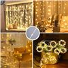 Image 5 : 3 Packs LED Fairy Lights/String Lights with Remote Control - Warm White - 9.8FT Each - New