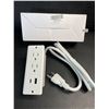 Image 1 : Recessed Power Strip with Type-C Fast Charging Port - New