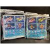 Image 8 : 2-Pack of Inflatable Pool Float Lounge Chairs/Water Pool Float Hammocks - Blue/Pink - New