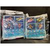 Image 8 : 2-Pack of Inflatable Pool Float Lounge Chairs/Water Pool Float Hammocks - Blue/Pink - New