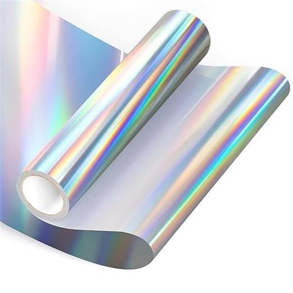 6FT Roll Holographic Permanent Vinyl for Cricut/DIY Crafts/Decor/Decals/Stickers - New