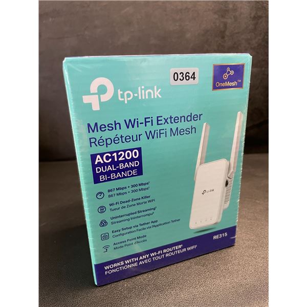 TP-Link AC1200 Mesh Wi-Fi Extender/WiFi Booster - Works with Any WiFi Router - New Sealed!