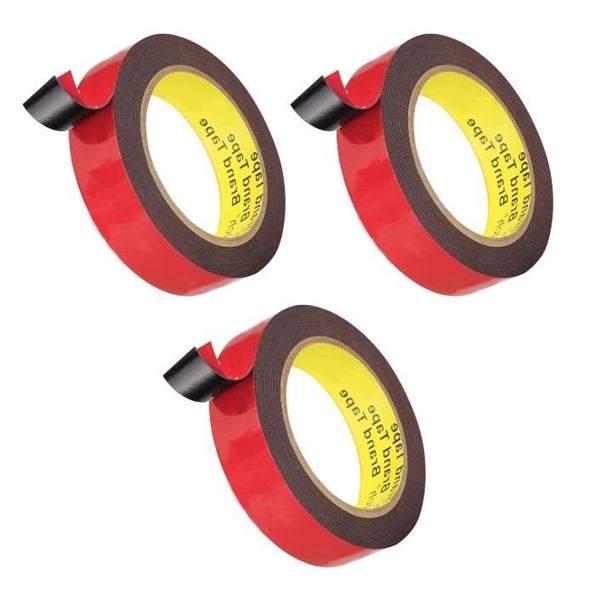 3 Rolls of 3M Double-Sided Mounting Tape (16FT Per Roll) Strong Adhesive Mounting Tape - New