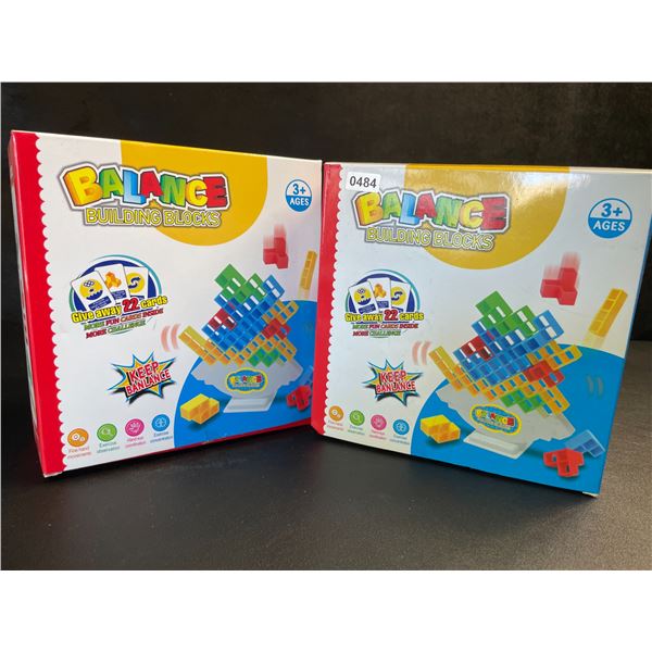 2 Balance Building/Tetra Tower Toy Block Play Sets - 48pcs Each - Brand New