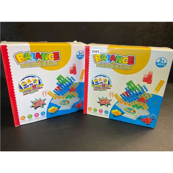 2 Balance Building/Tetra Tower Toy Block Play Sets - 48pcs Each - Brand New