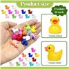 Image 8 : 2 Packs (120Pcs Each) Mini Colorful Resin Ducks - Tiny Resin Ducks/Miniature Figures - New
