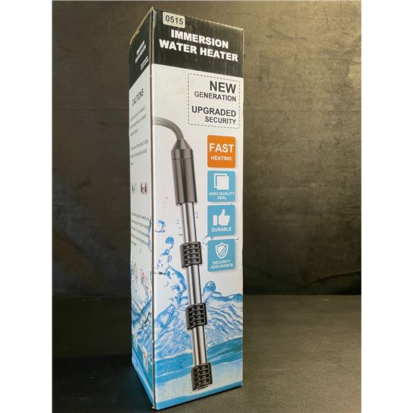 2000W Immersion Water Heater with Digital LCD Thermometer, Fast Heating & Constant Temp - NEW