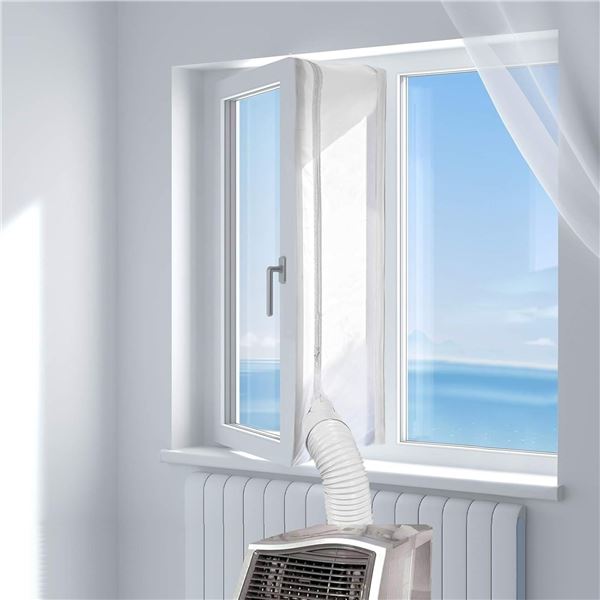 Universal Cloth Window Seal Kit for Portable Air Conditioners (118inch) - Brand New