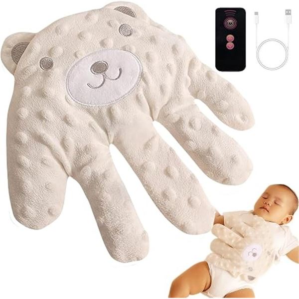 Automatic Baby Sleep Patter/Soothing Palm Pillow with Remote Control - Soothes Sleeping Babies - New