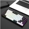 Image 6 : G84 RGB Backlit Gaming Keyboard - Compact Wired Mechanical Computer Keyboard - New