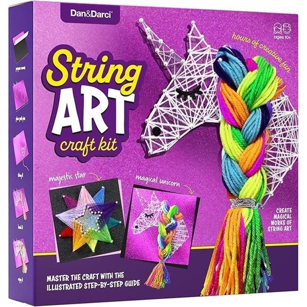 Dan&Darci String Art Craft Kit - Ages 10+ - Hours of Creative Fun! - New